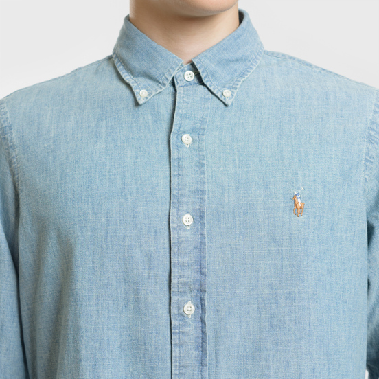 Мужская рубашка Polo Ralph Lauren Classic Fit Oxford Chambray