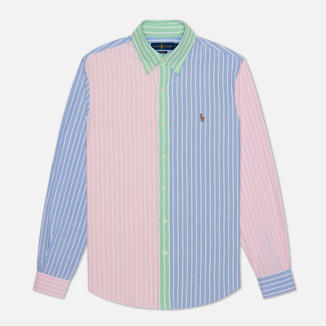 Polo Ralph Lauren Мужская рубашка Silm Fit Oxford Stripe Fun