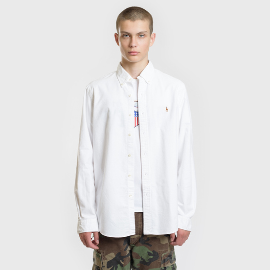 Мужская рубашка Polo Ralph Lauren Classic Fit Oxford White