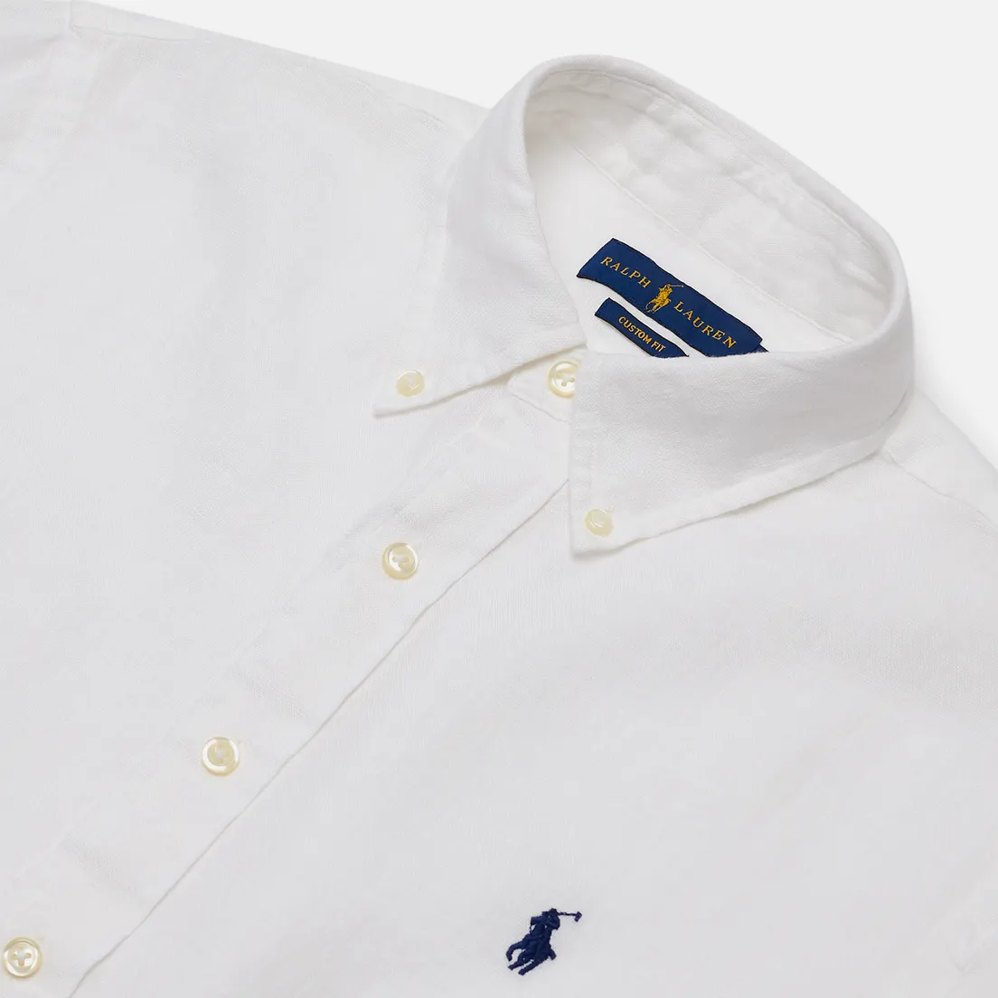 Polo Ralph Lauren Мужская рубашка Classic Fit Piece Dye Linen