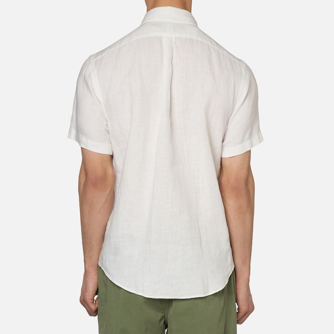 Polo Ralph Lauren Мужская рубашка Classic Fit Piece Dye Linen