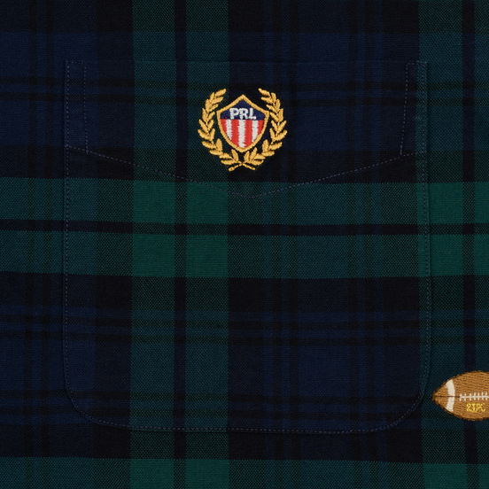 Мужская рубашка Polo Ralph Lauren Classic Fit Plaid Oxford Pine/Navy Multi