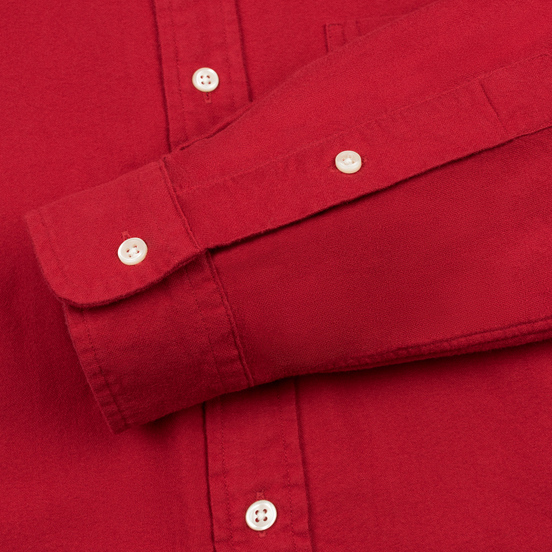 Мужская рубашка Polo Ralph Lauren Custom Fit Bear Brushed Oxford Sport Red