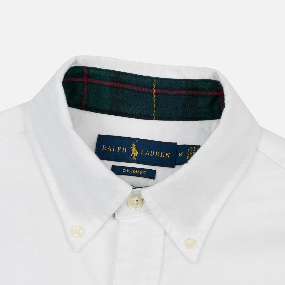 Polo Ralph Lauren Мужская рубашка Custom Fit Bear Brushed Oxford