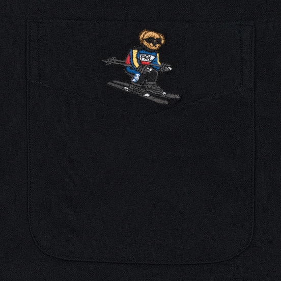 Мужская рубашка Polo Ralph Lauren Custom Fit Bear Ski Brushed Oxford Black