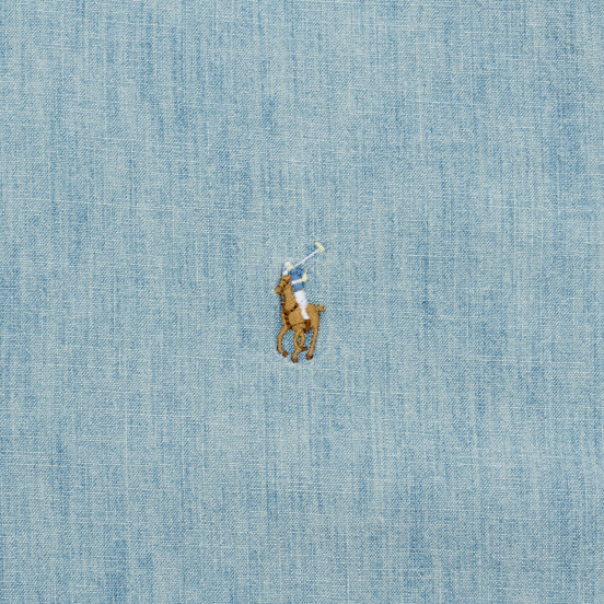 Мужская рубашка Polo Ralph Lauren Custom Fit Polo Pony Color Chambray