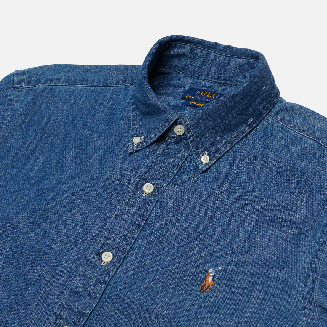 Polo Ralph Lauren Мужская рубашка Custom Fit Polo Pony Color