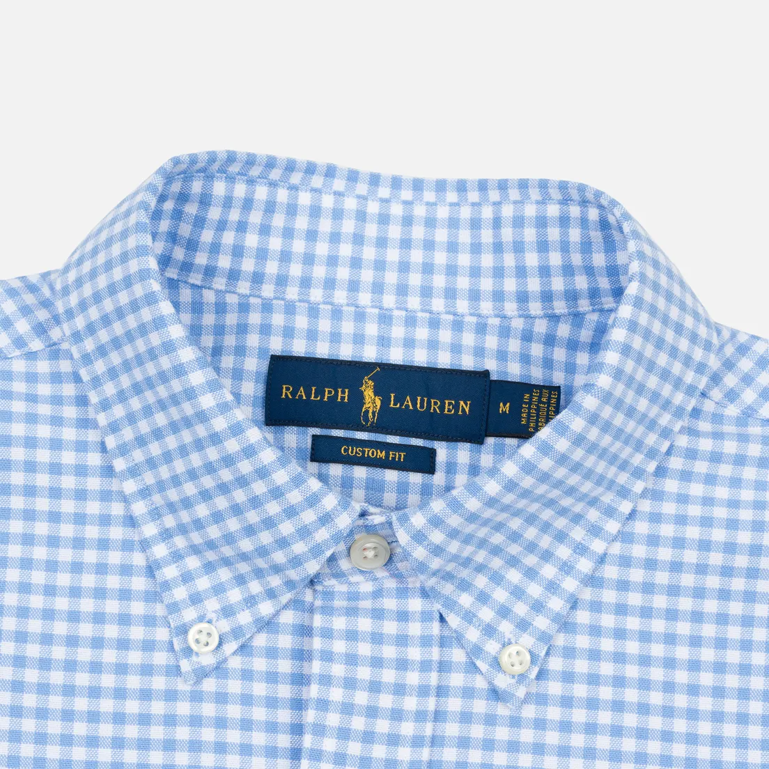 Polo Ralph Lauren Мужская рубашка Custom Fit Polo Pony Color Mini Logo Oxford