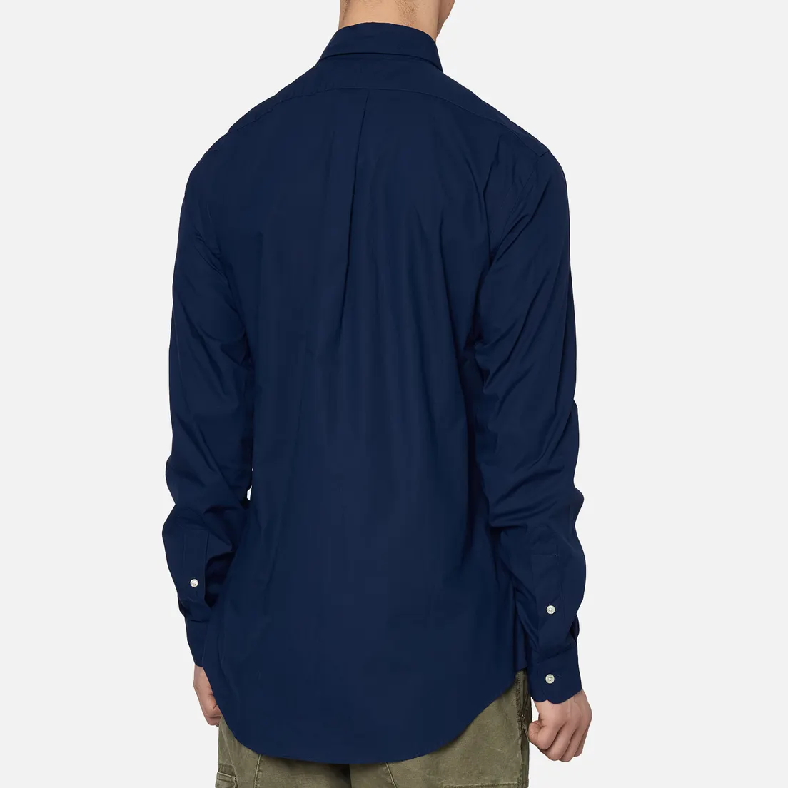 Polo Ralph Lauren Мужская рубашка Custom Fit Polo Pony Color Natural Stretch Poplin