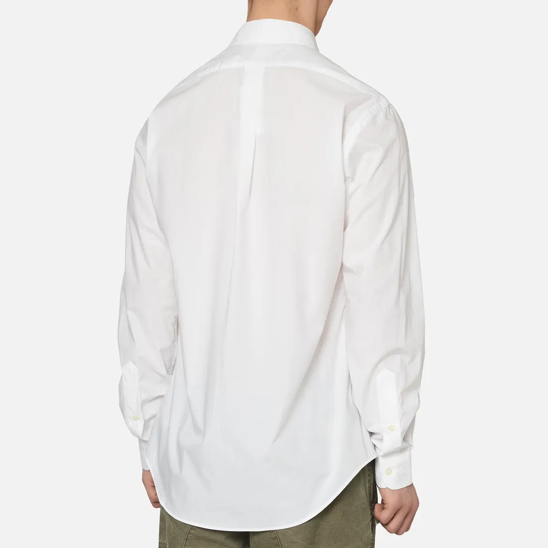 Polo Ralph Lauren Мужская рубашка Custom Fit Polo Pony Color Natural Stretch Poplin