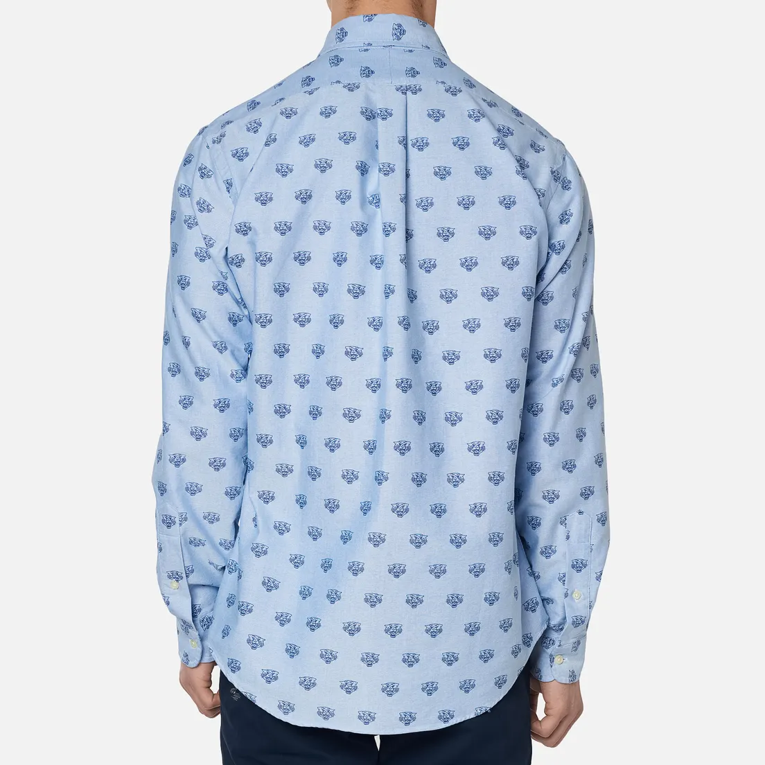 Polo Ralph Lauren Мужская рубашка Custom Fit Polo Pony Color Printed Oxford