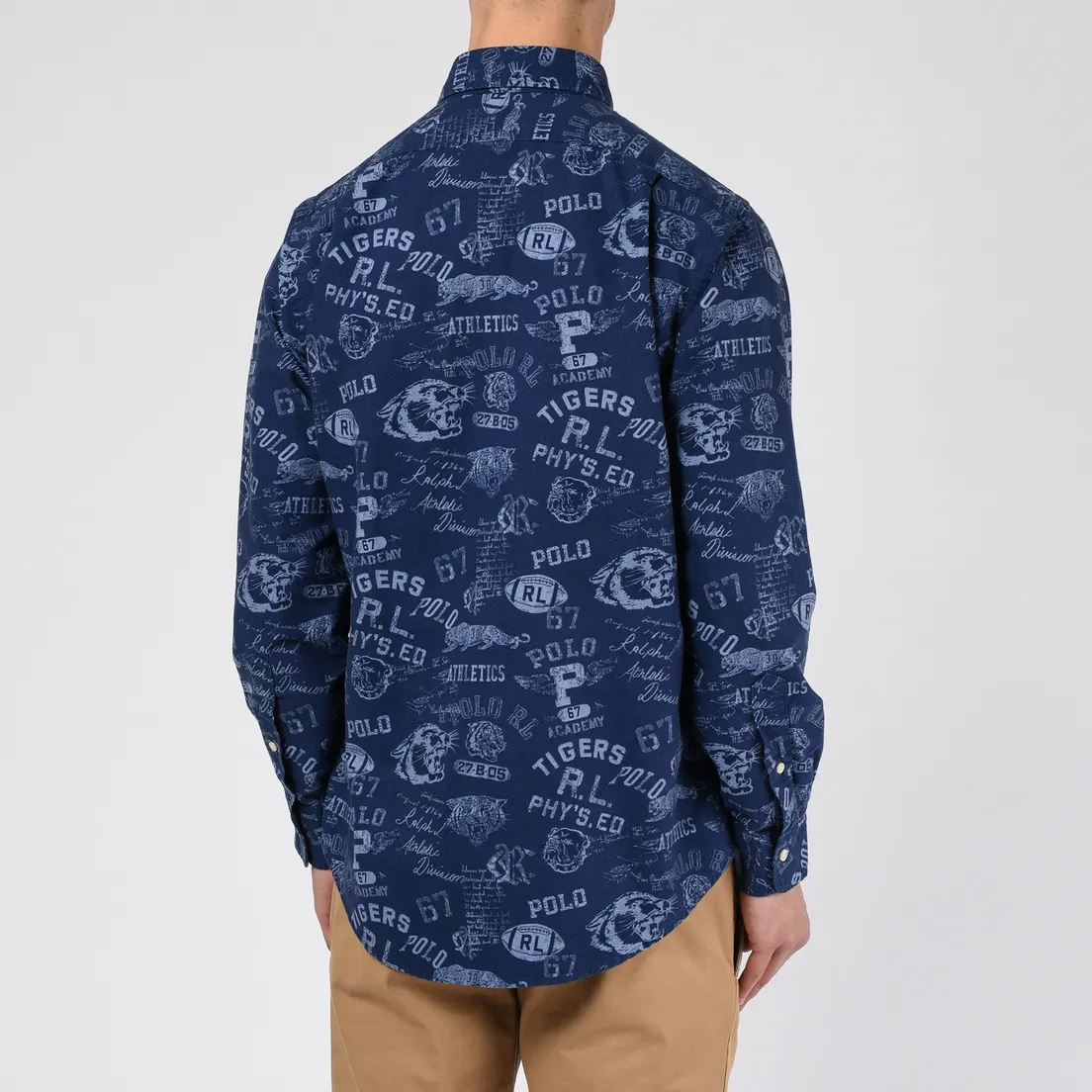 Polo Ralph Lauren Мужская рубашка Custom Fit Printed Oxford
