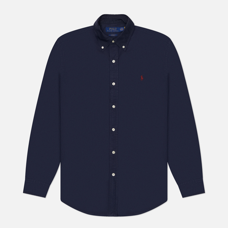 Мужская рубашка Polo Ralph Lauren Garment Dyed Oxford, цвет синий, размер XXXL