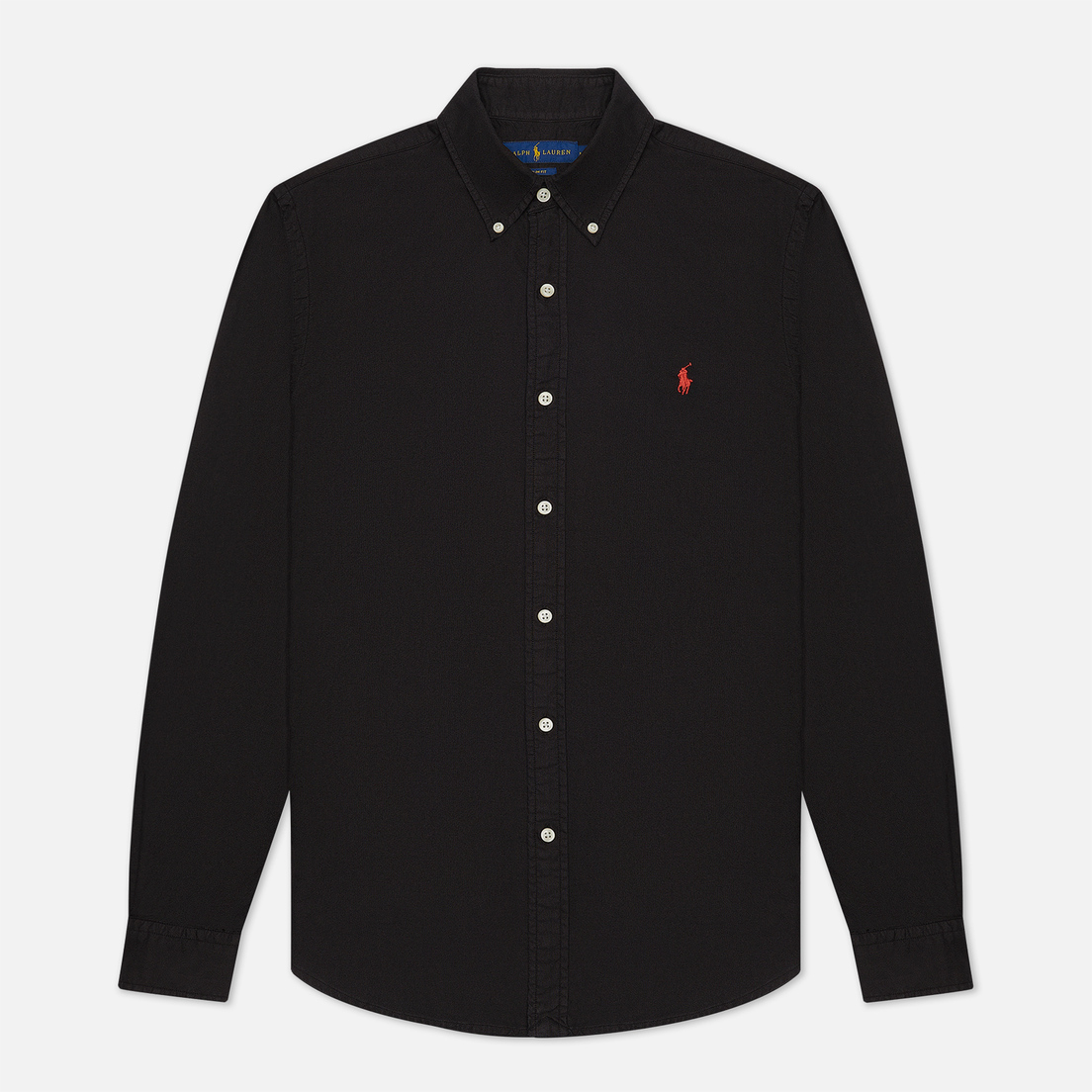 Polo Ralph Lauren Мужская рубашка Garment Dyed Oxford Slim Fit