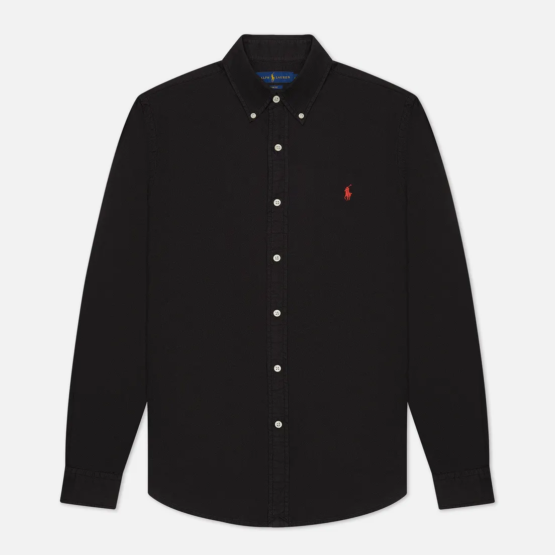 Polo Ralph Lauren Мужская рубашка Garment Dyed Oxford Slim Fit