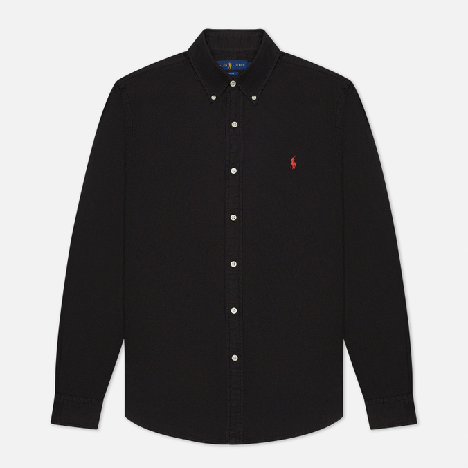 Мужская рубашка Polo Ralph Lauren Garment Dyed Oxford Slim Fit