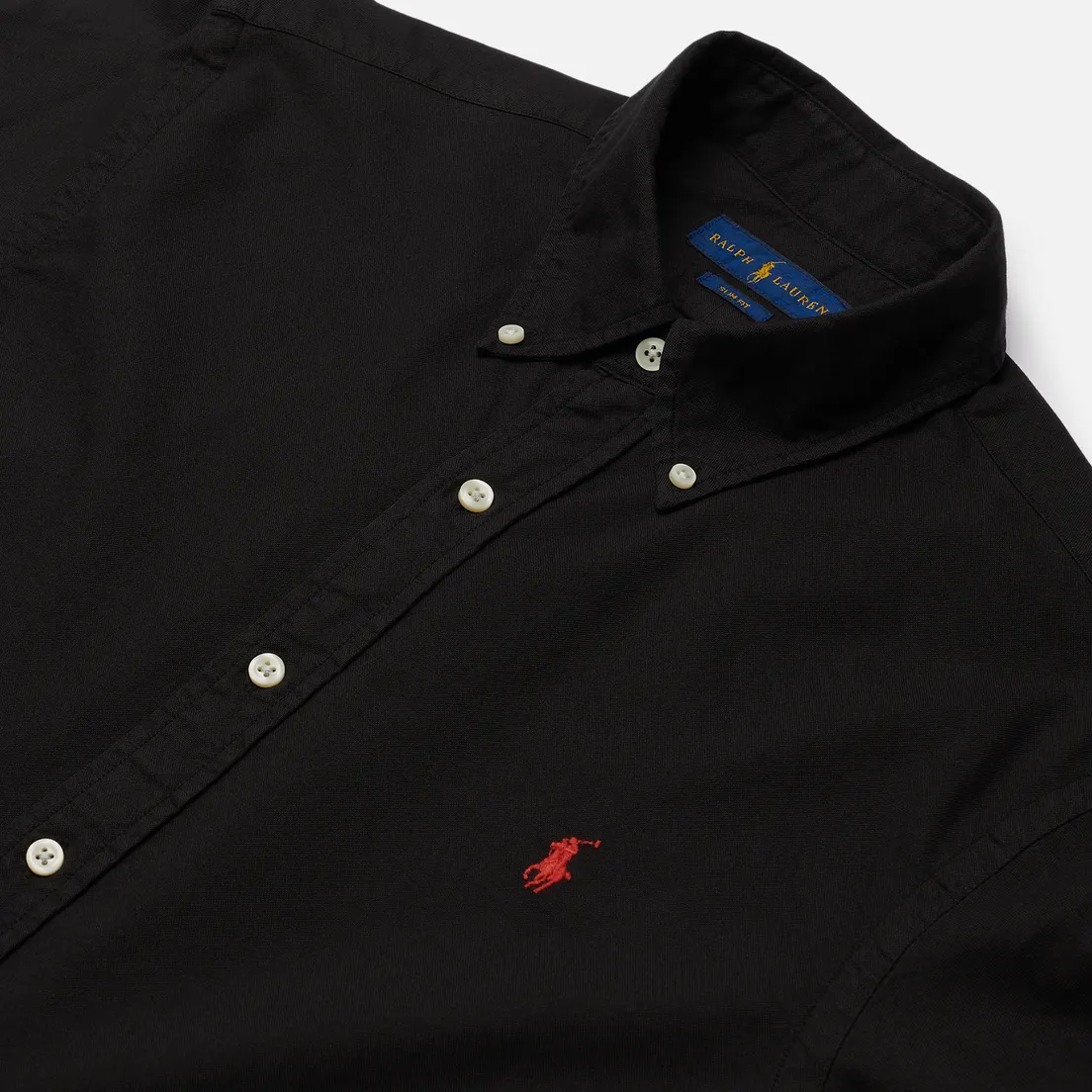 Polo Ralph Lauren Мужская рубашка Garment Dyed Oxford Slim Fit