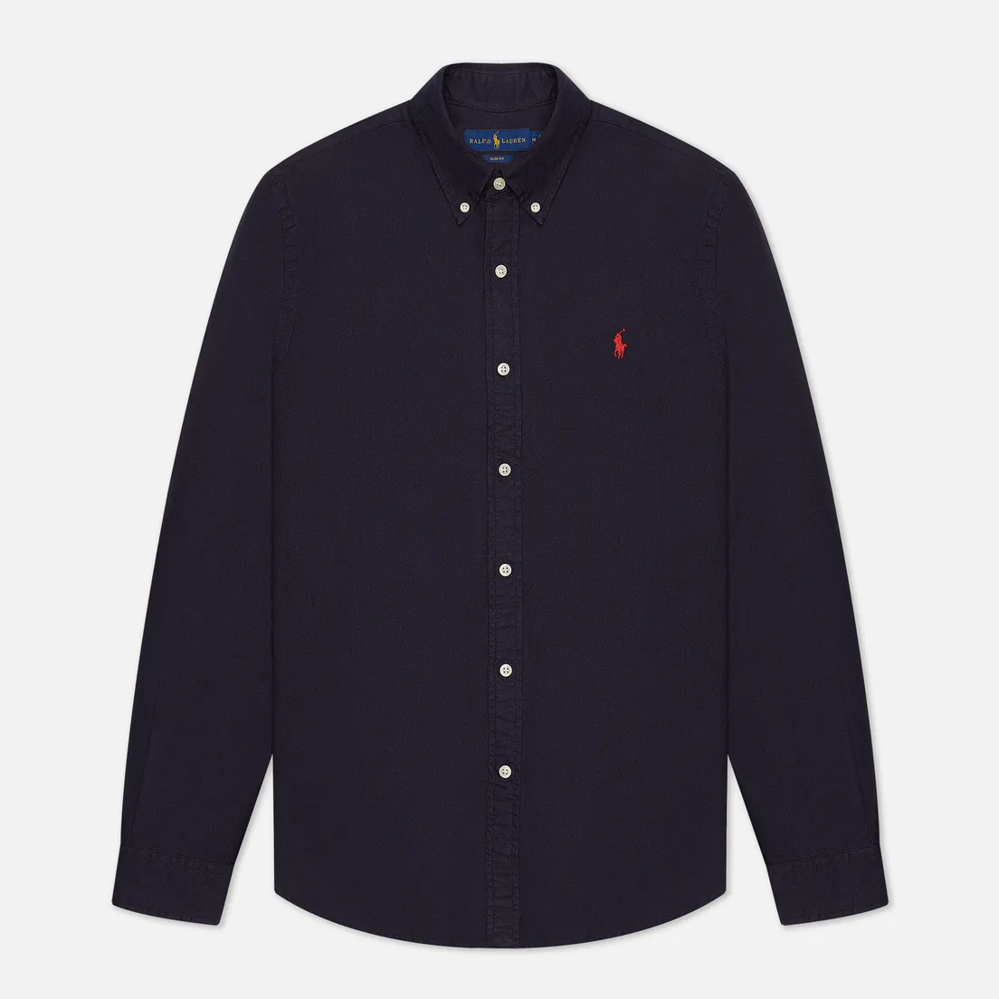 Polo Ralph Lauren Мужская рубашка Garment Dyed Oxford Slim Fit