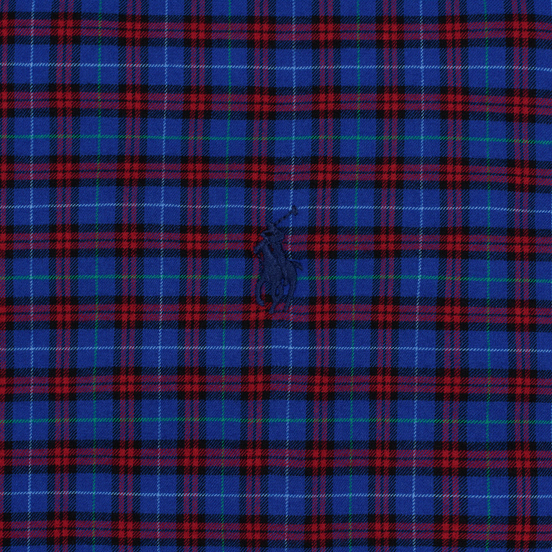 Мужская рубашка Polo Ralph Lauren Light Weight Twill Button Down Crimson/Royal Multi