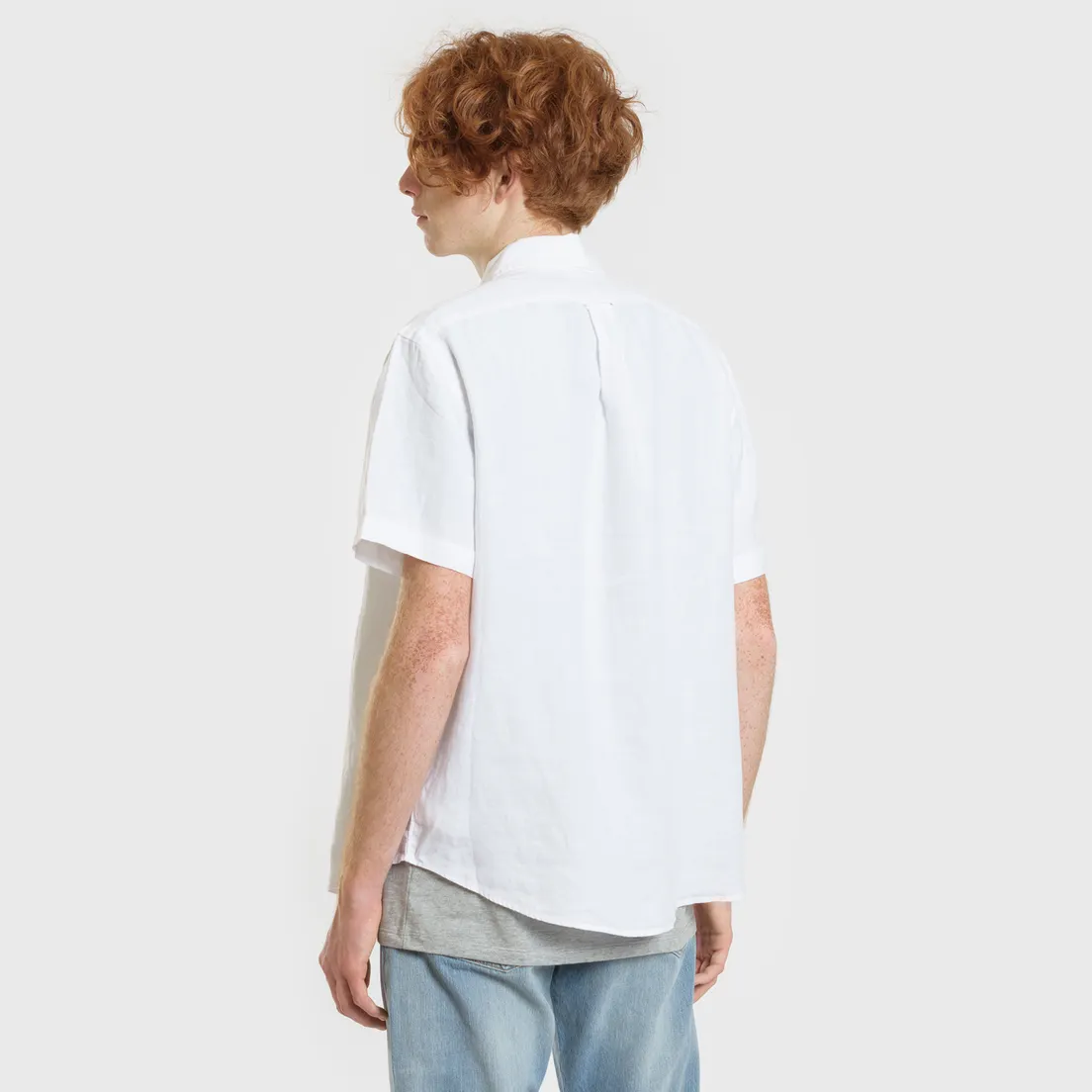 Polo Ralph Lauren Мужская рубашка Oxford Linen Slim Fit