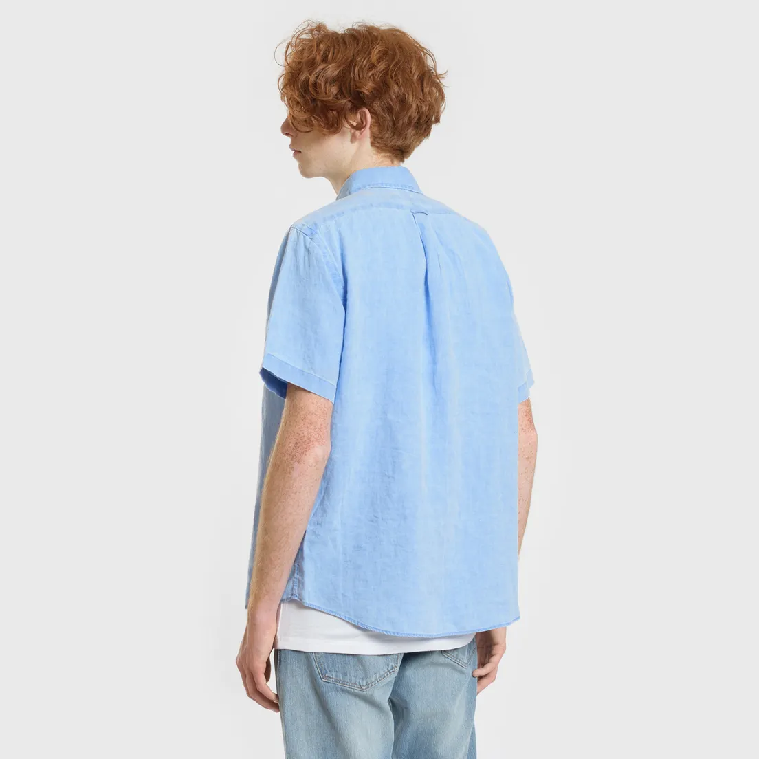 Polo Ralph Lauren Мужская рубашка Oxford Linen Slim Fit