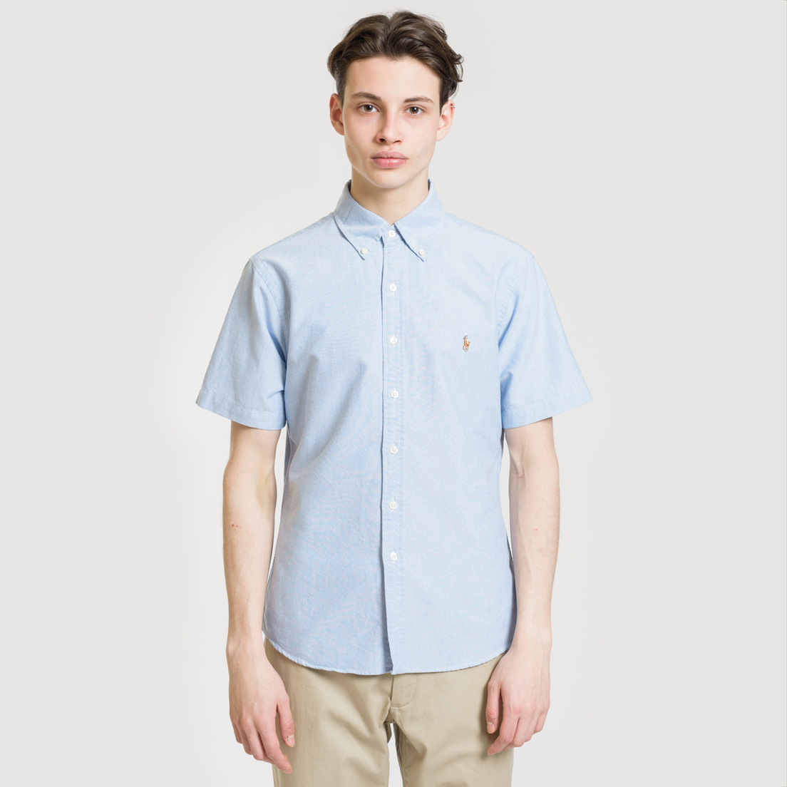 Polo Ralph Lauren Мужская рубашка Oxford Short Sleeve