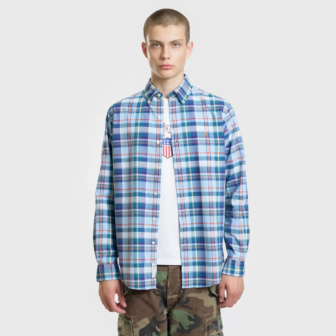 Polo Ralph Lauren Мужская рубашка Oxford Squared