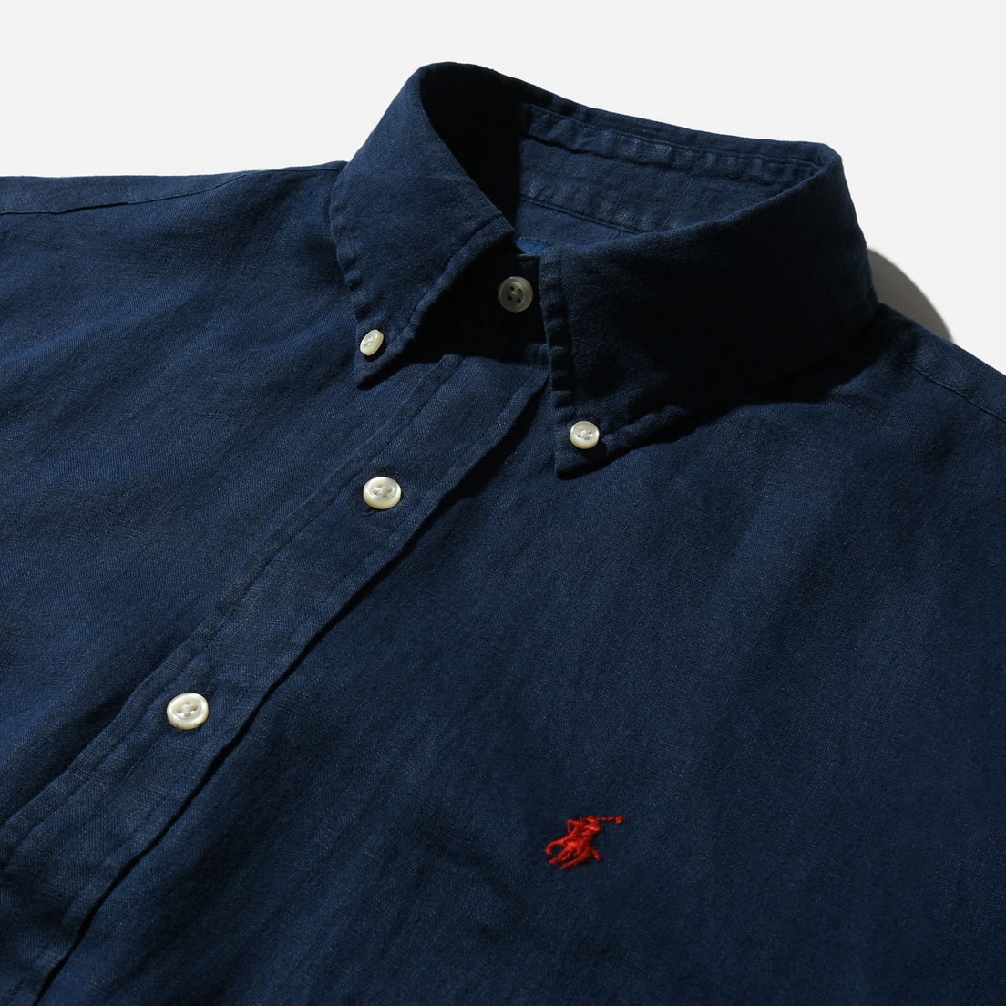 Polo Ralph Lauren Мужская рубашка Piece Dye Linen