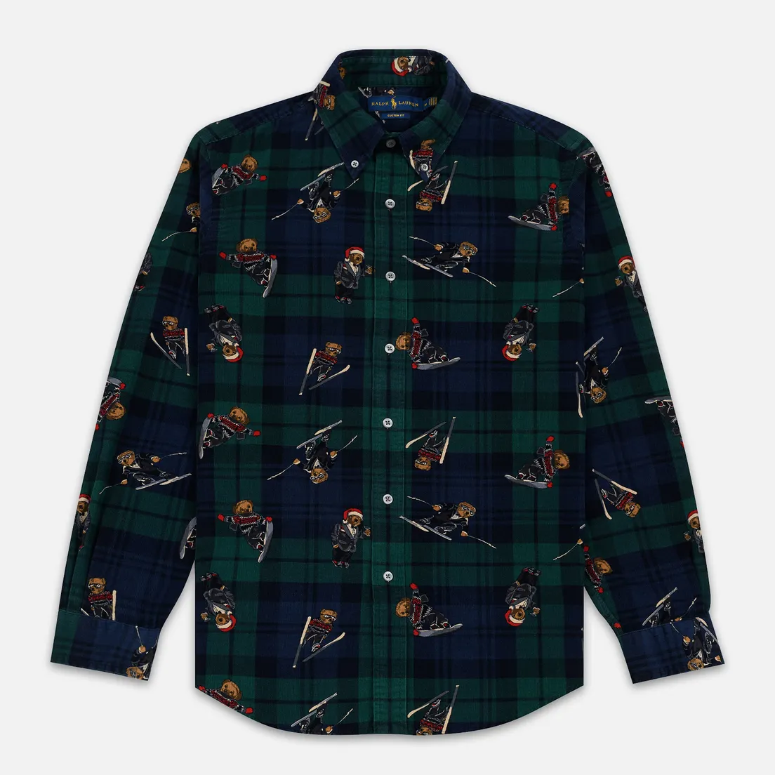 Polo Ralph Lauren Мужская рубашка Printed Corduroy Button Down