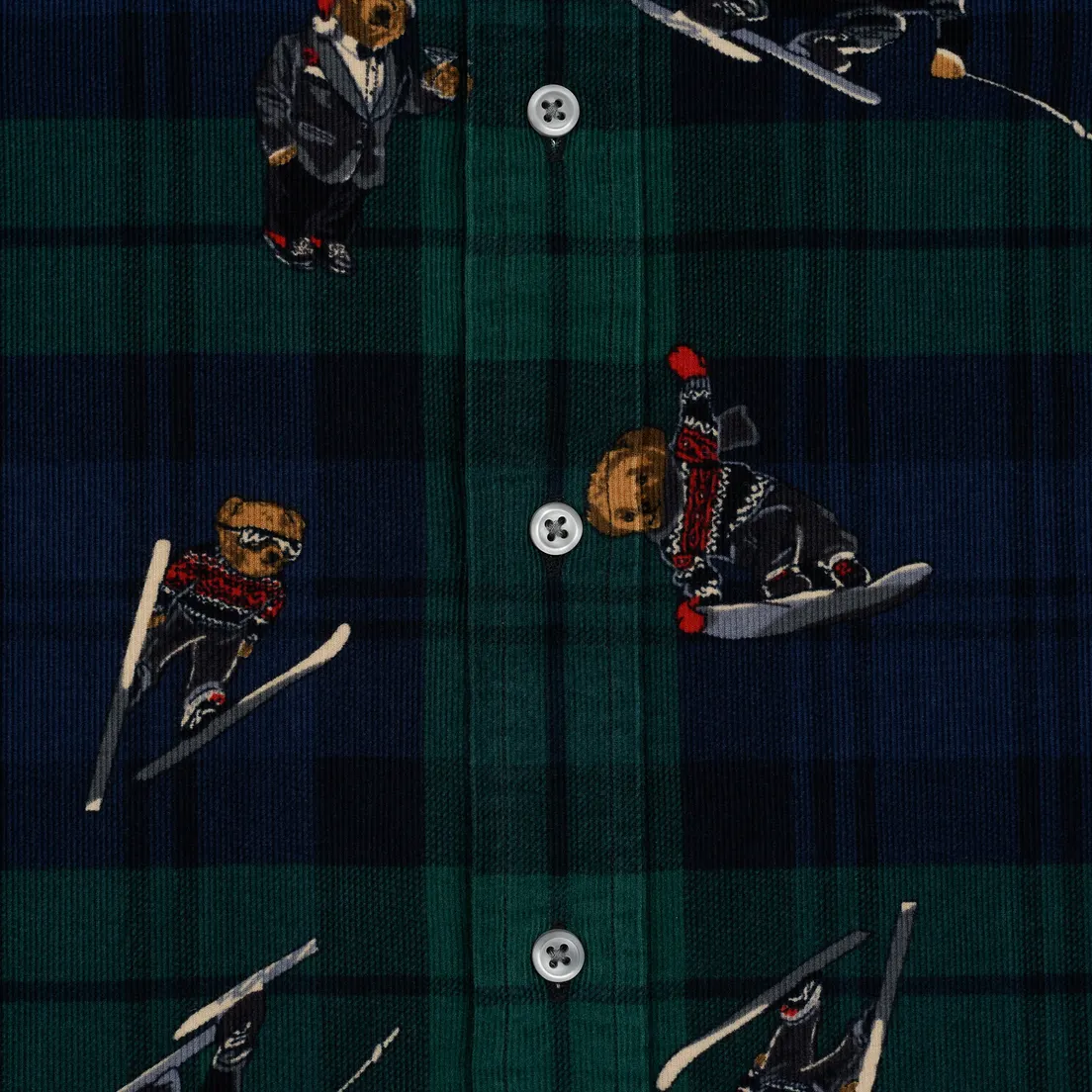 Polo Ralph Lauren Мужская рубашка Printed Corduroy Button Down
