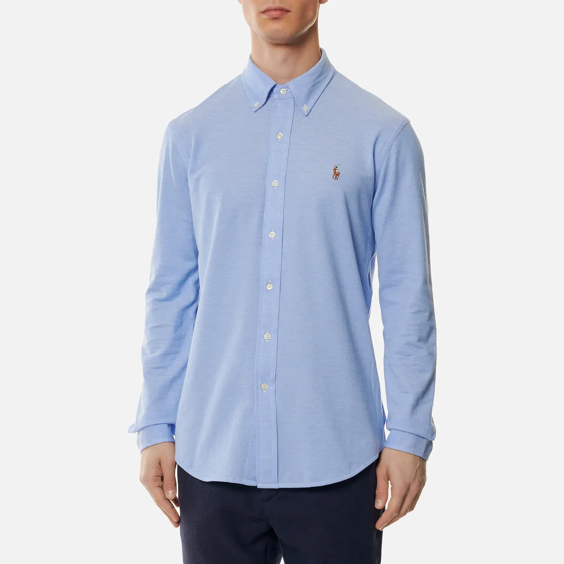 Polo Ralph Lauren Мужская рубашка Regular Fit 55/2 Oxford Pique