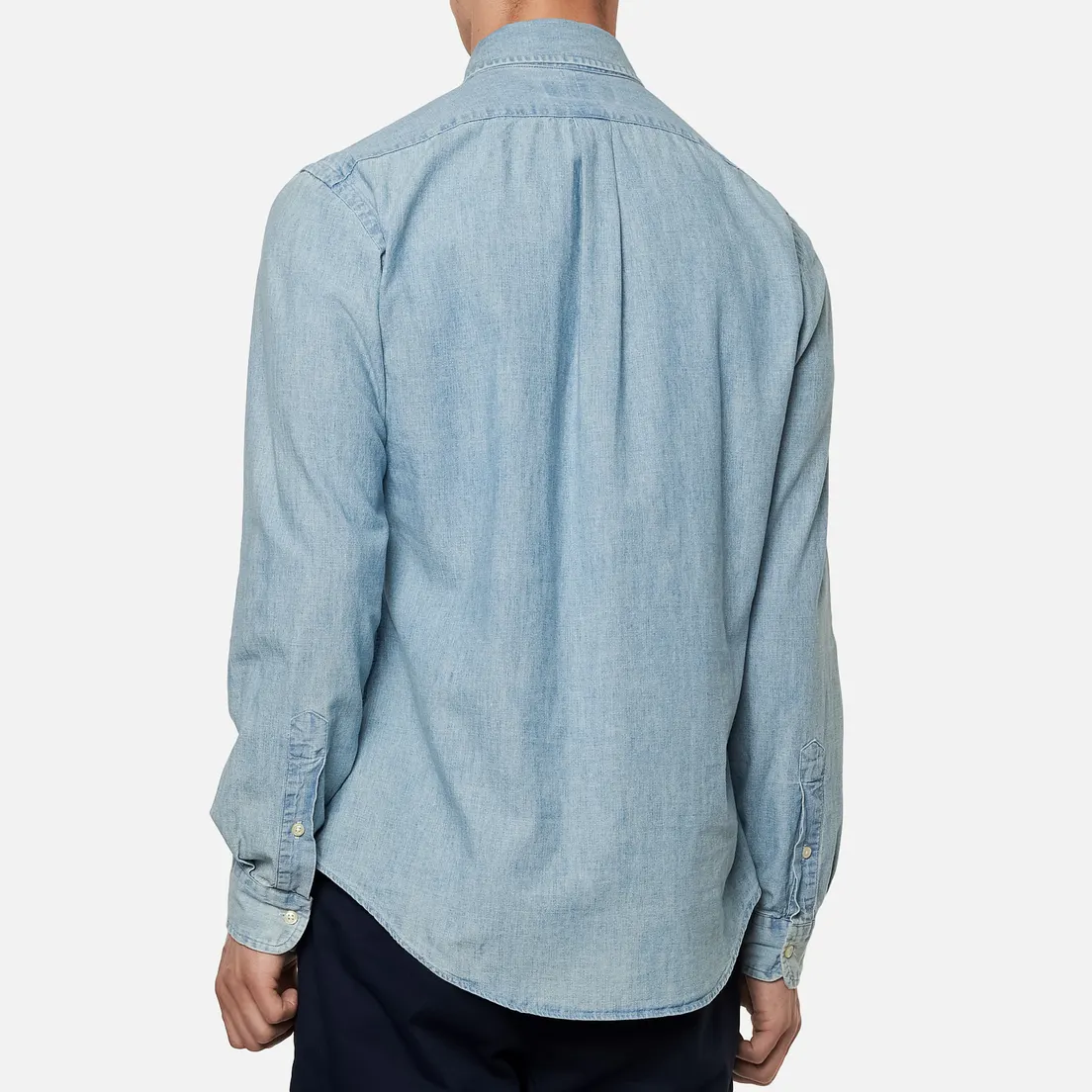 Polo Ralph Lauren Мужская рубашка Slim Fit Chambray