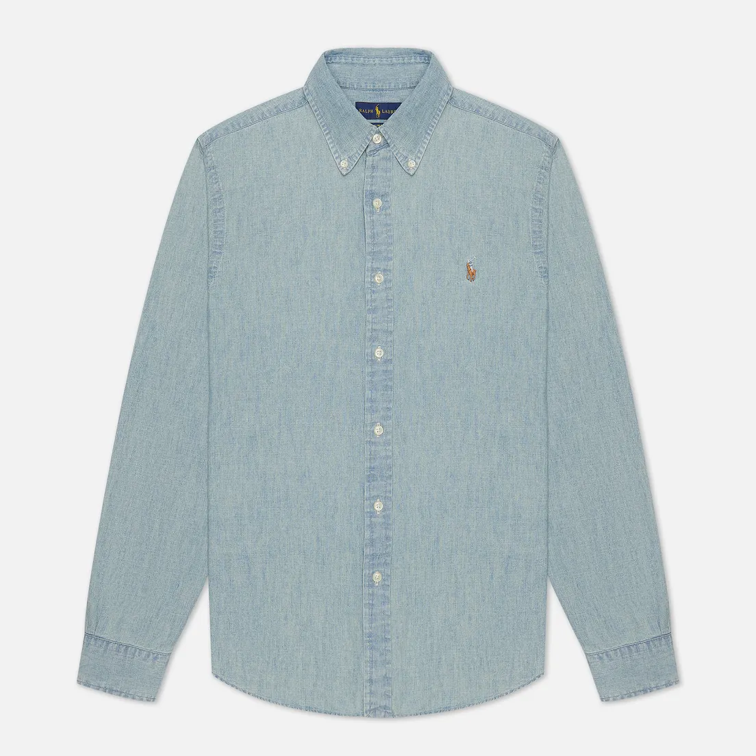 Polo Ralph Lauren Мужская рубашка Slim Fit Chambray