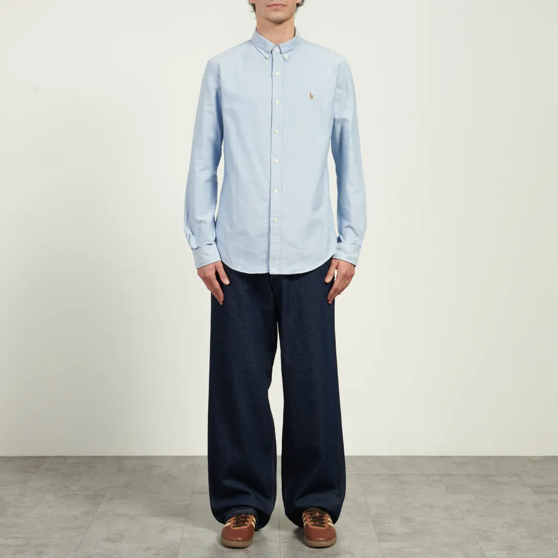 Polo Ralph Lauren Мужская рубашка Slim Fit Oxford