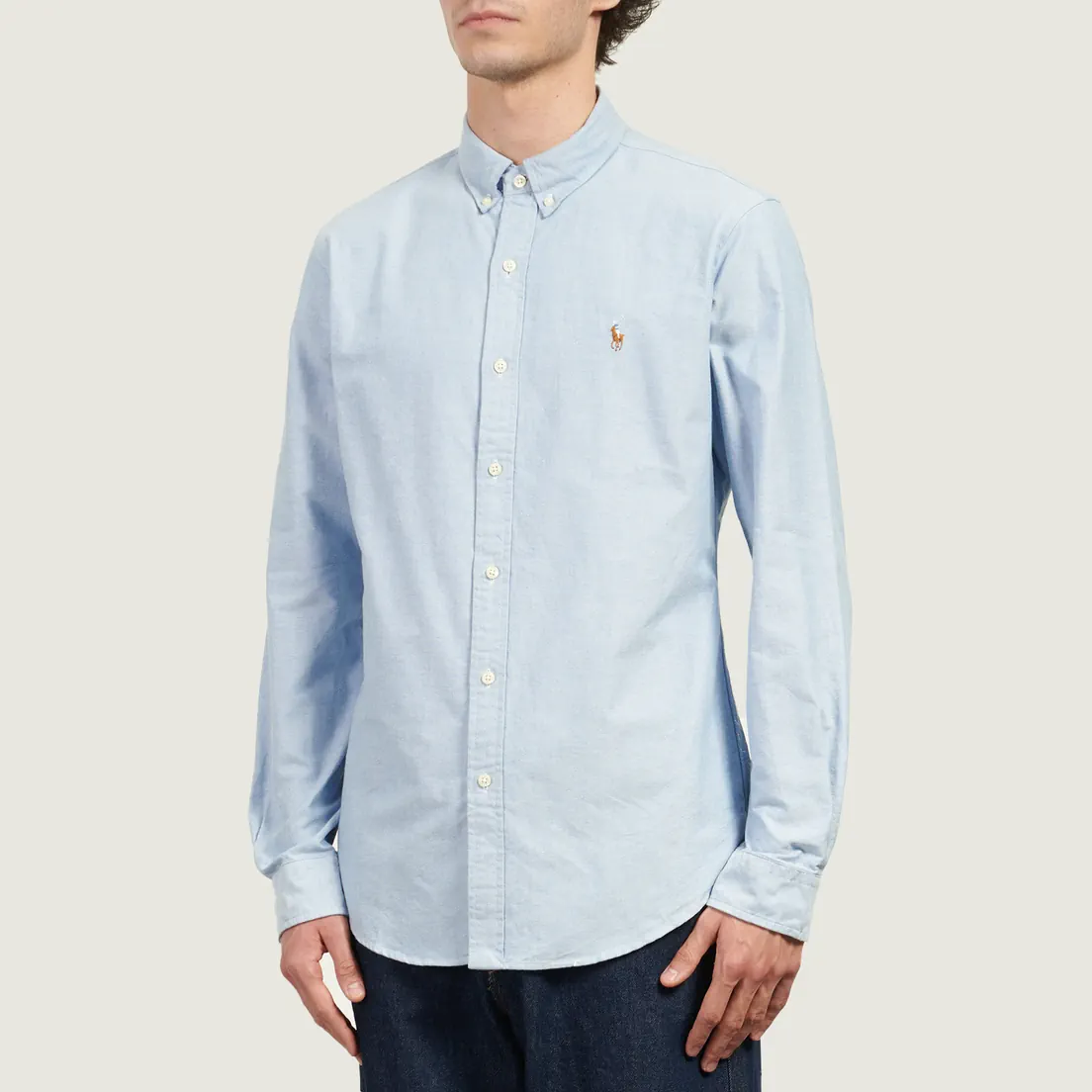 Polo Ralph Lauren Мужская рубашка Slim Fit Oxford