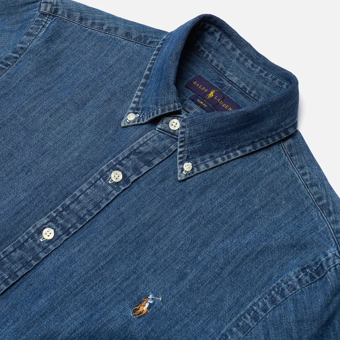 Polo Ralph Lauren Мужская рубашка Slim Fit Oxford
