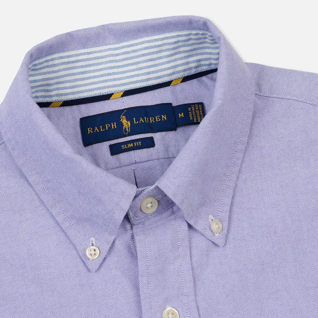 Polo Ralph Lauren Мужская рубашка Slim Fit Oxford Embroidered Logo