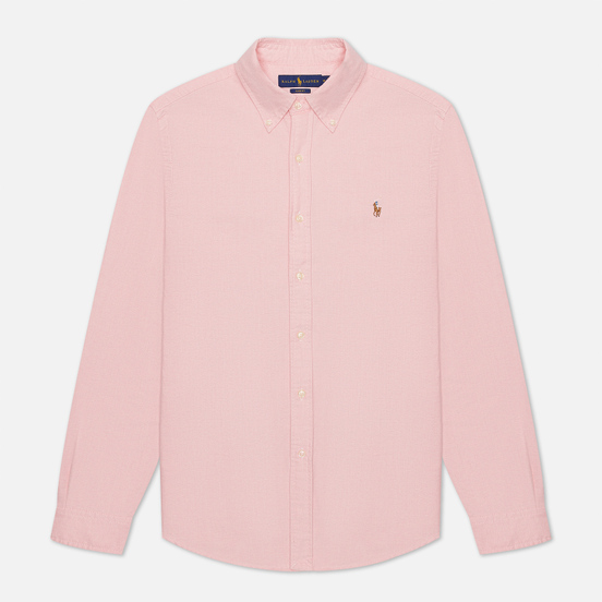 Мужская рубашка Polo Ralph Lauren Slim Fit Oxford Pink