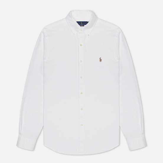 Мужская рубашка Polo Ralph Lauren Slim Fit Oxford White
