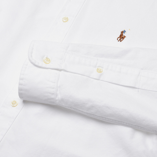 Мужская рубашка Polo Ralph Lauren Slim Fit Oxford White