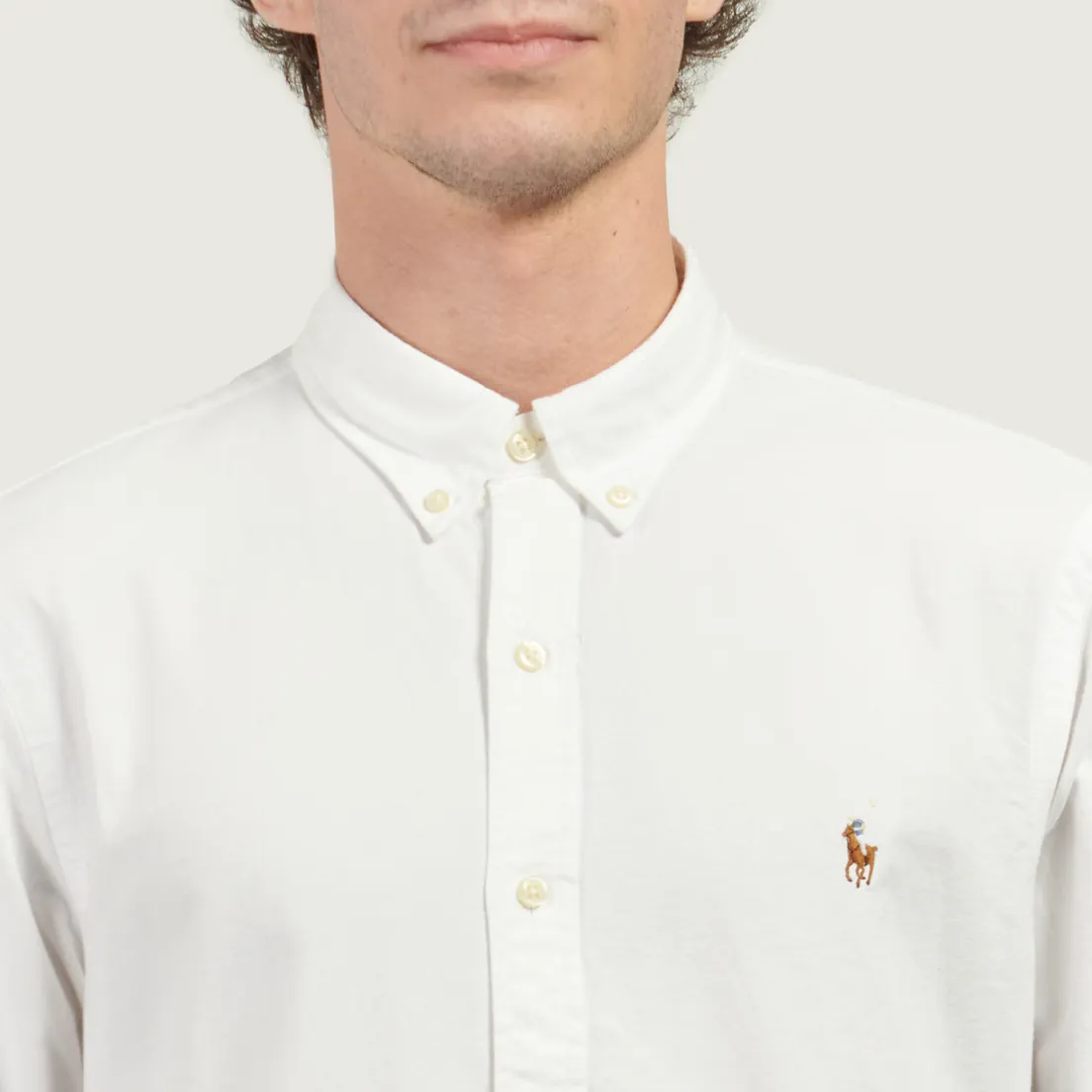 Polo Ralph Lauren Мужская рубашка Slim Fit Oxford