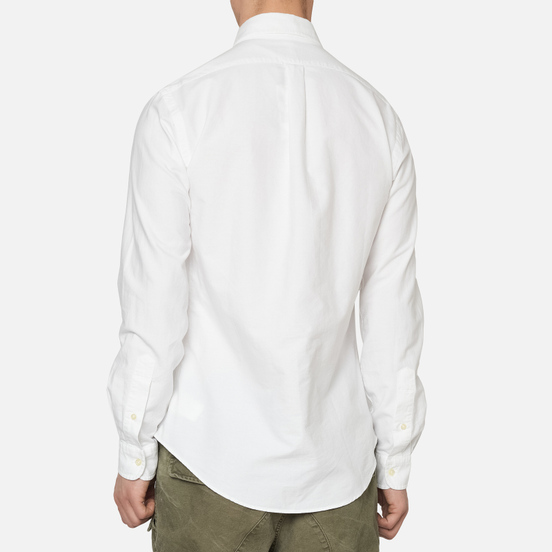 Мужская рубашка Polo Ralph Lauren Slim Fit Oxford White