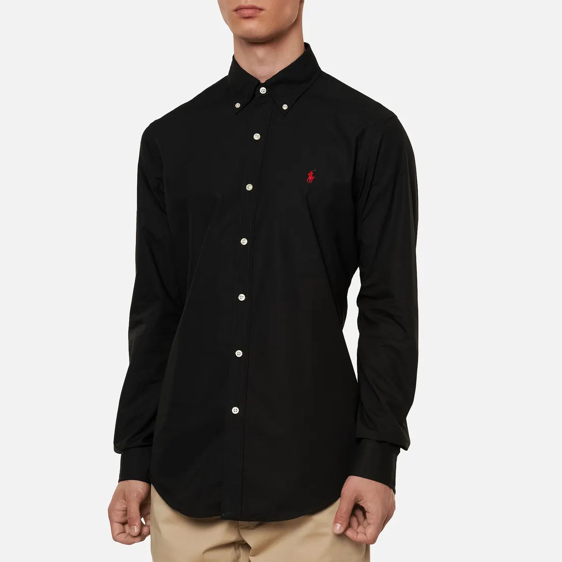 Polo Ralph Lauren Мужская рубашка Slim Fit Stretch Poplin