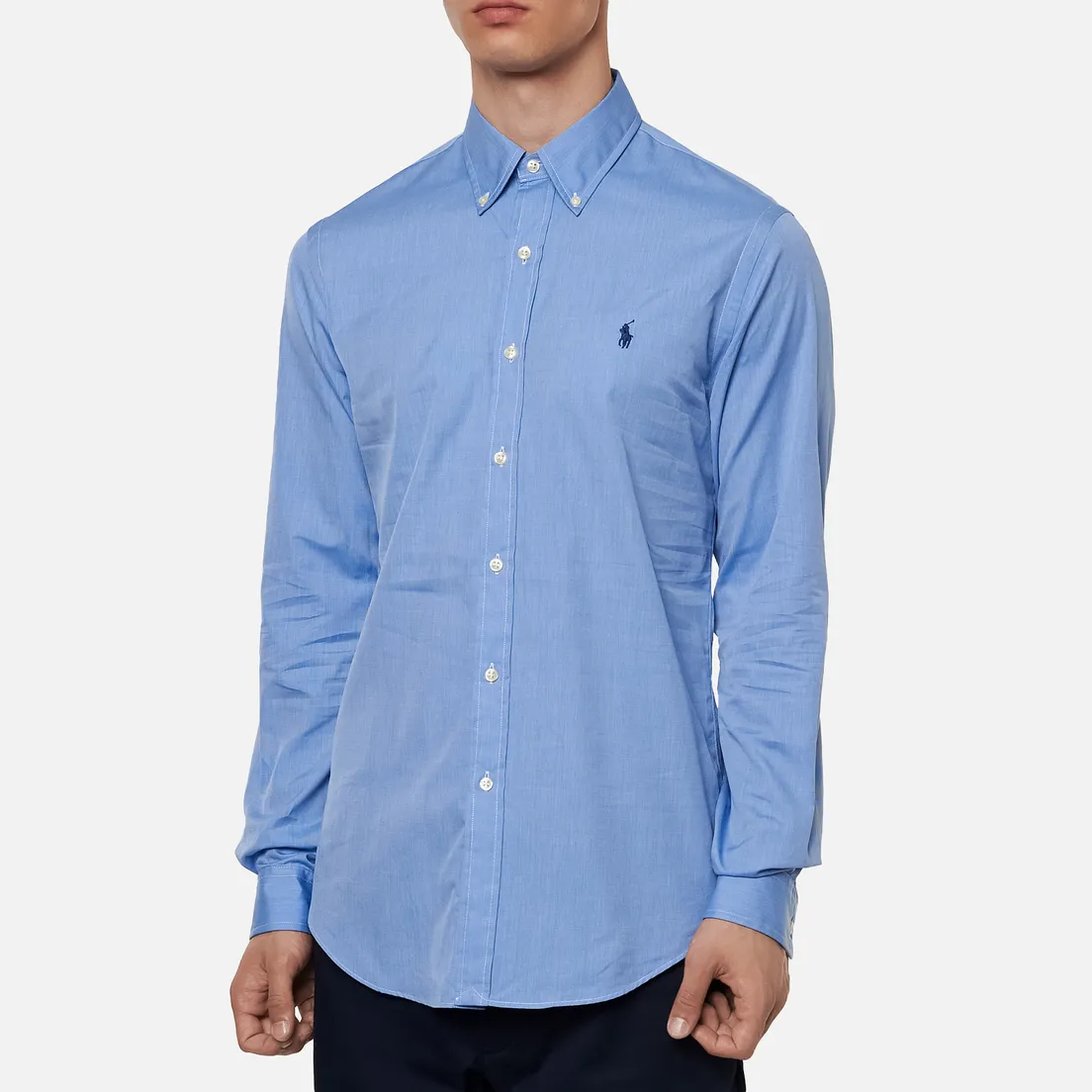 Polo Ralph Lauren Мужская рубашка Slim Fit Stretch Poplin