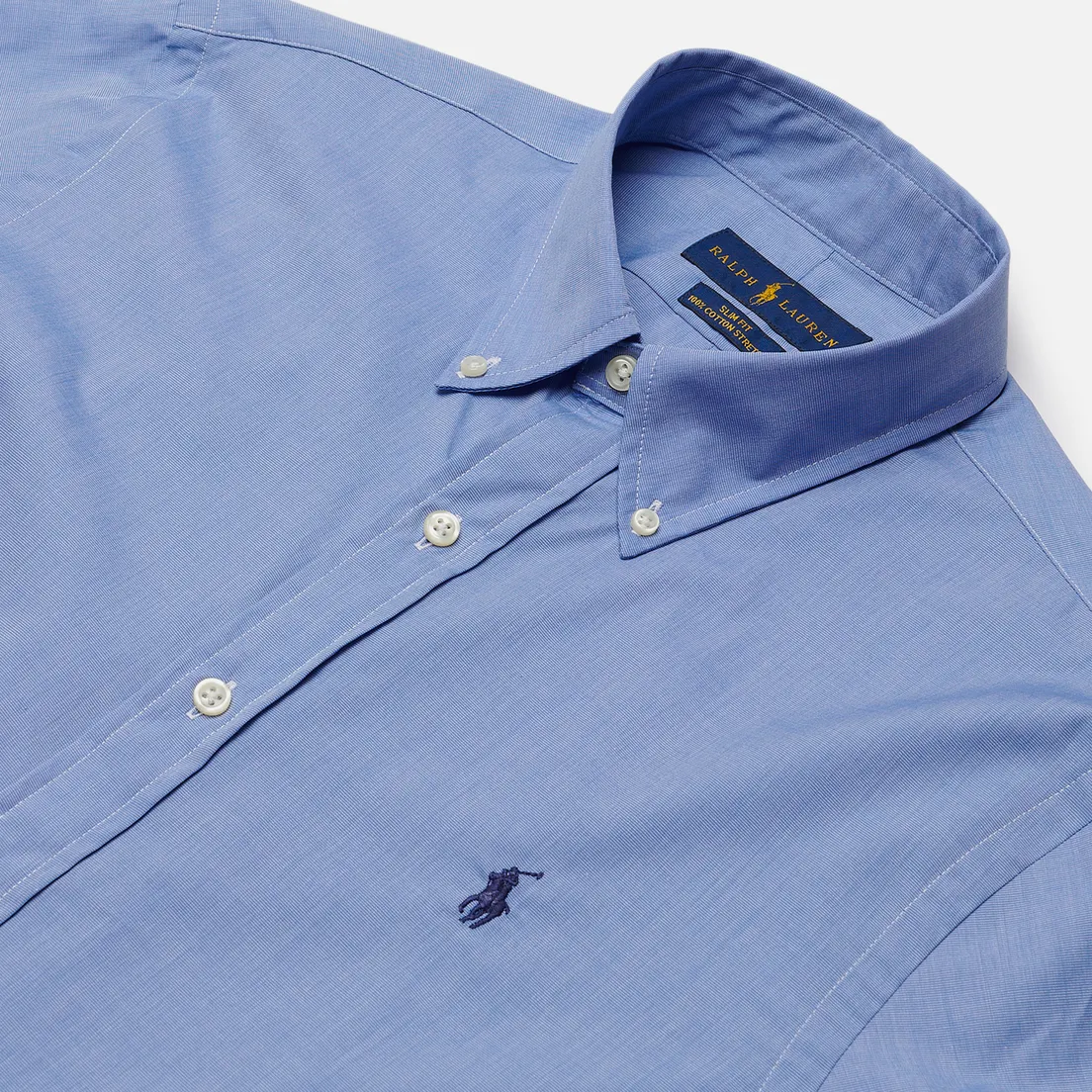 Polo Ralph Lauren Мужская рубашка Slim Fit Stretch Poplin