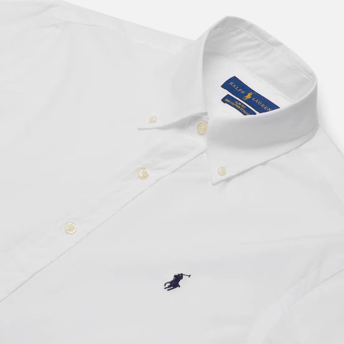 Polo Ralph Lauren Мужская рубашка Slim Fit Stretch Poplin