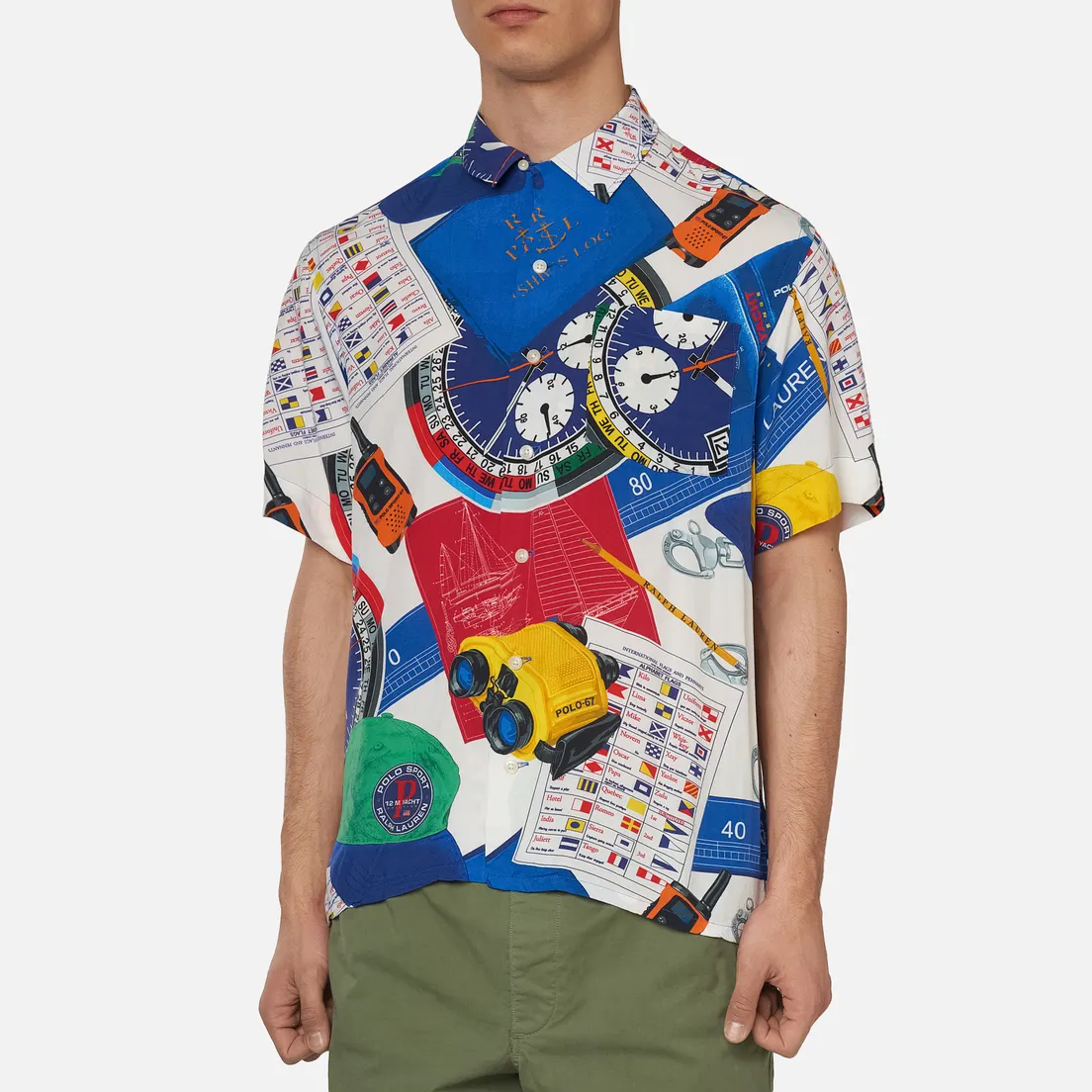 Polo Ralph Lauren Мужская рубашка The Nautical Racing Camp