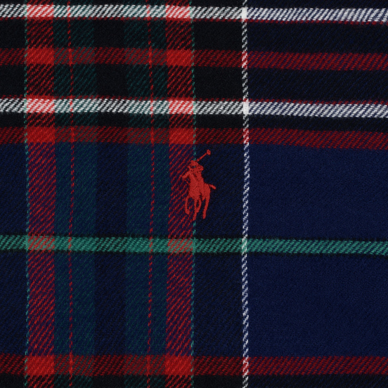 Мужская рубашка Polo Ralph Lauren Twill Plaid Crown Royal/Blanc Multi