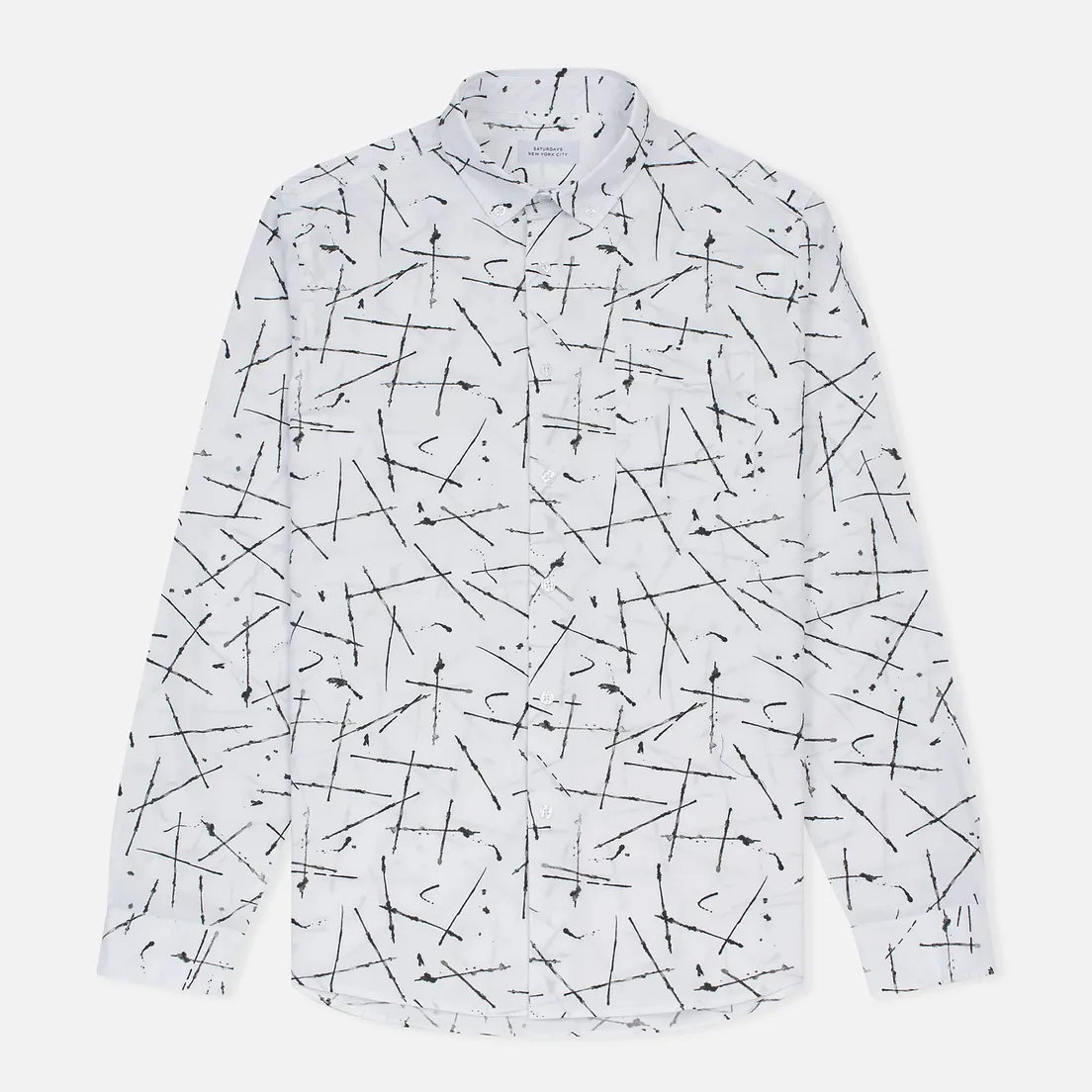 Saturdays Surf NYC Мужская рубашка Crosby Marks Print