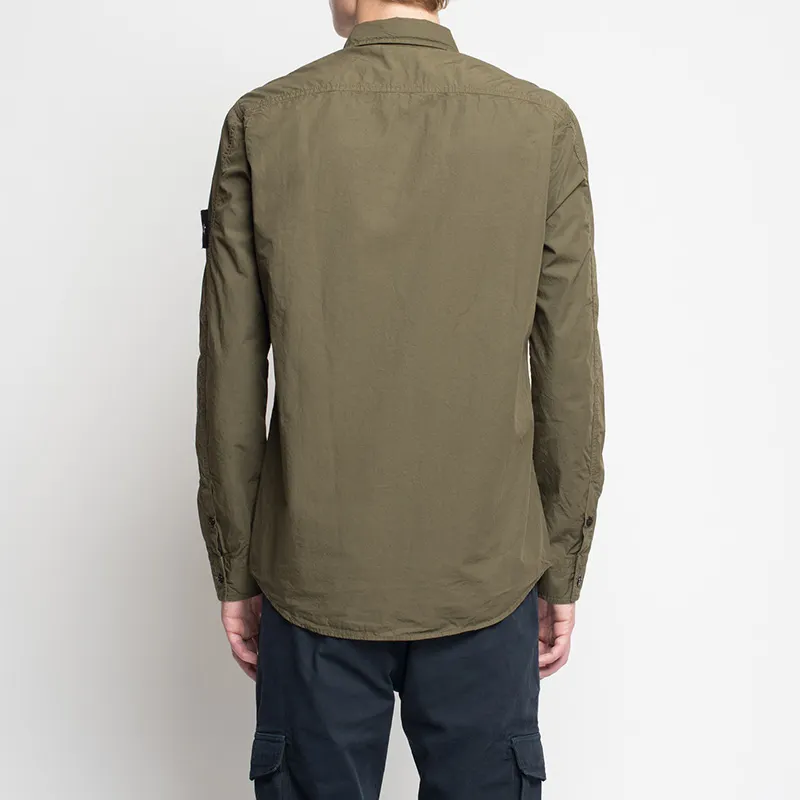 Stone Island Мужская рубашка Garment Dyed